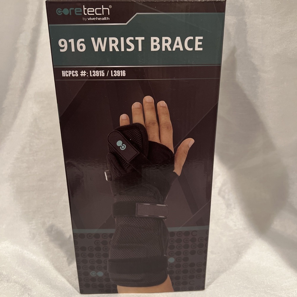 NIB Core Tech 916‎ Wrist Brace-Adult Size- Adjustable- New in Box